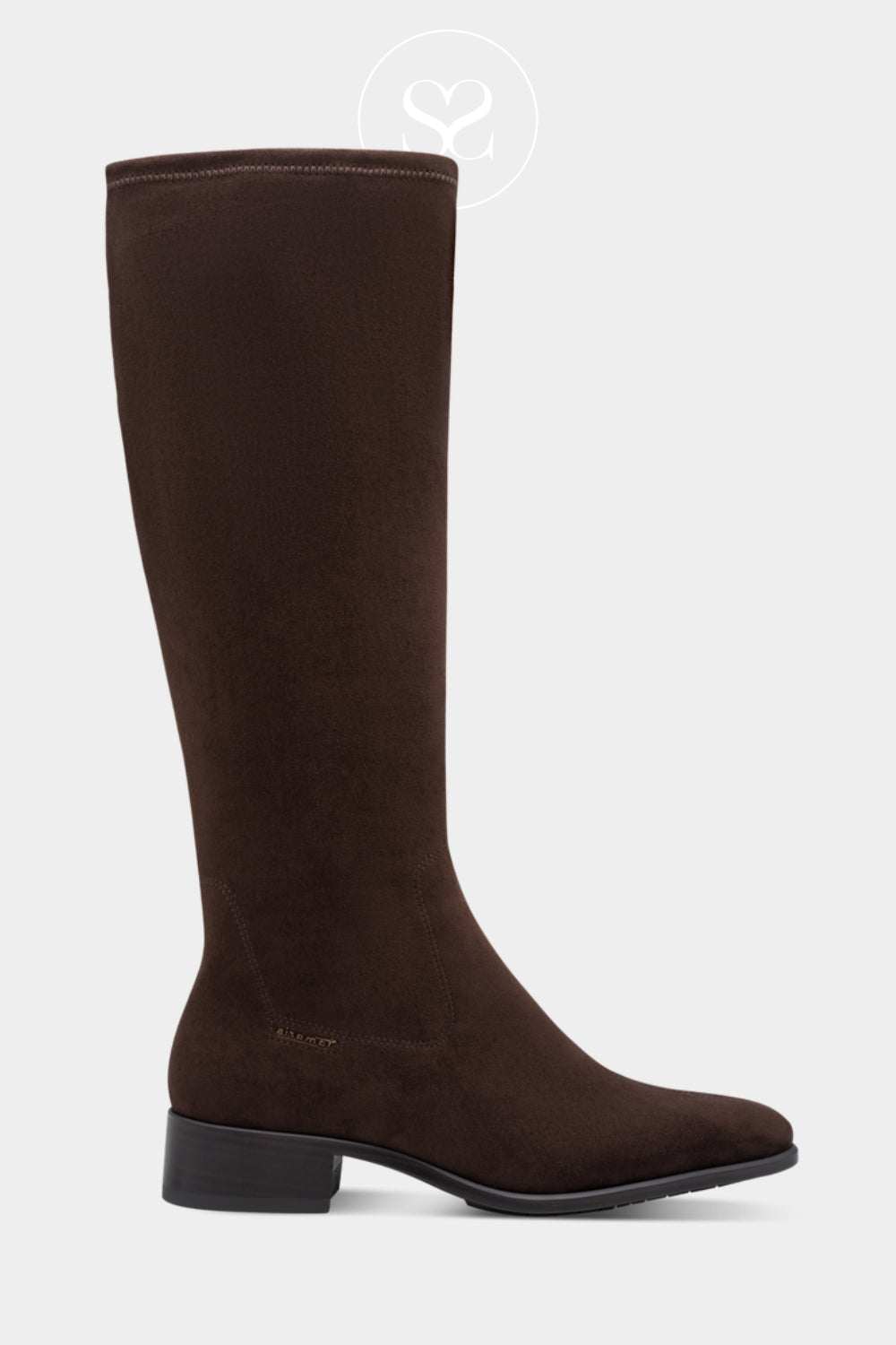 Tamaris Chocolate Brown Flat Knee-High Boots - 1-25540 for women in Ireland