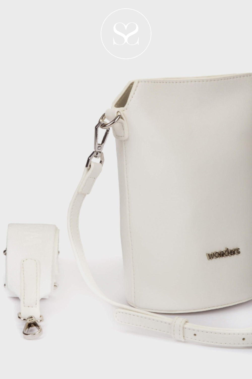 Wonders Off-White Bucket Bag WB-55036