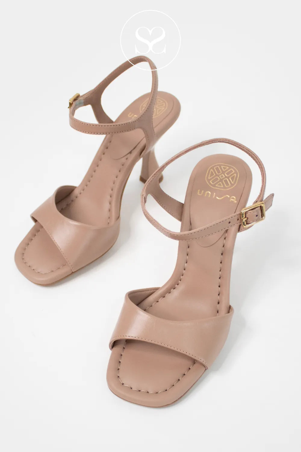 Unisa Nude Strappy Sandals - Sabor