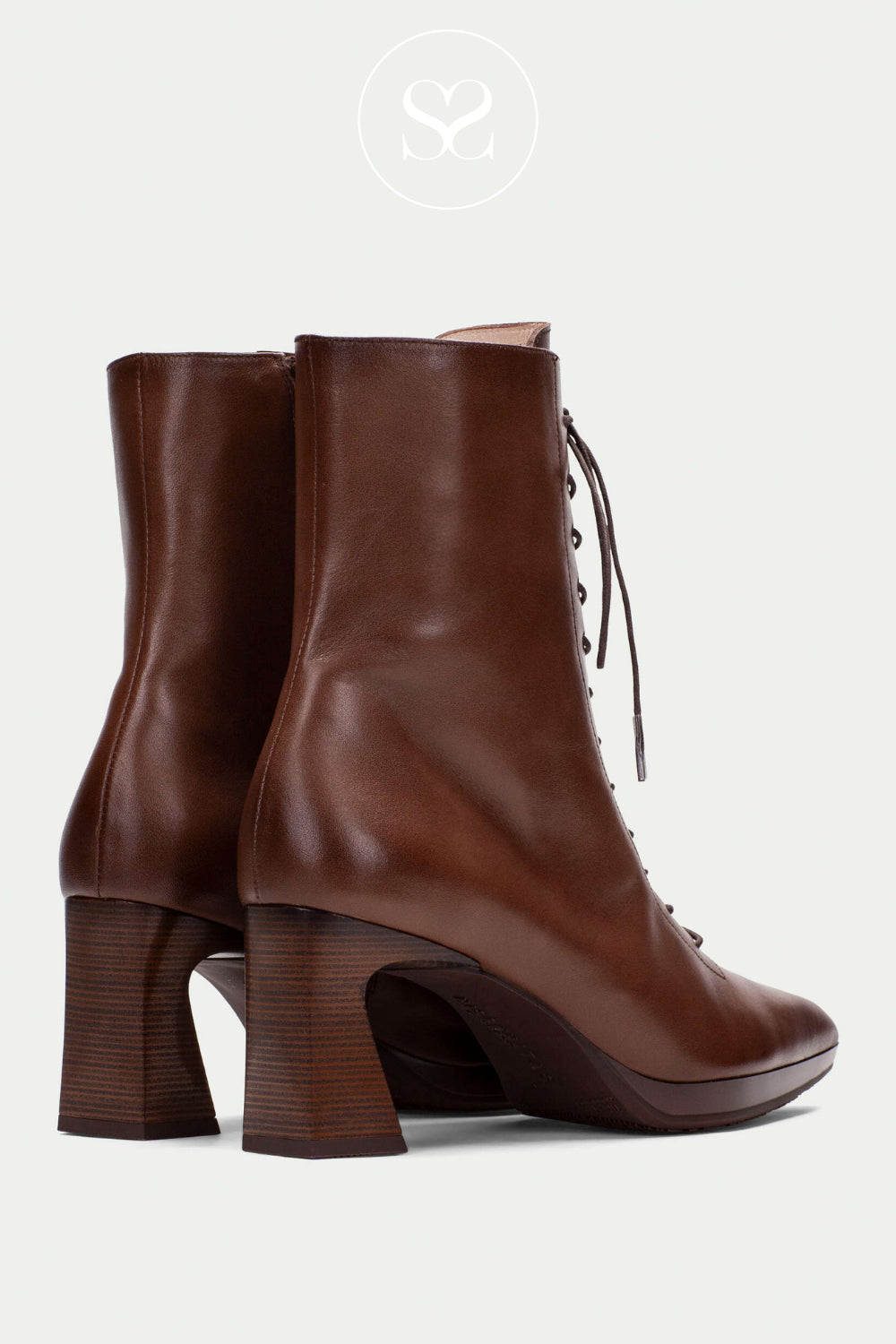 Comfortable brown leather boots for women Online - Ireland from Hispanitas