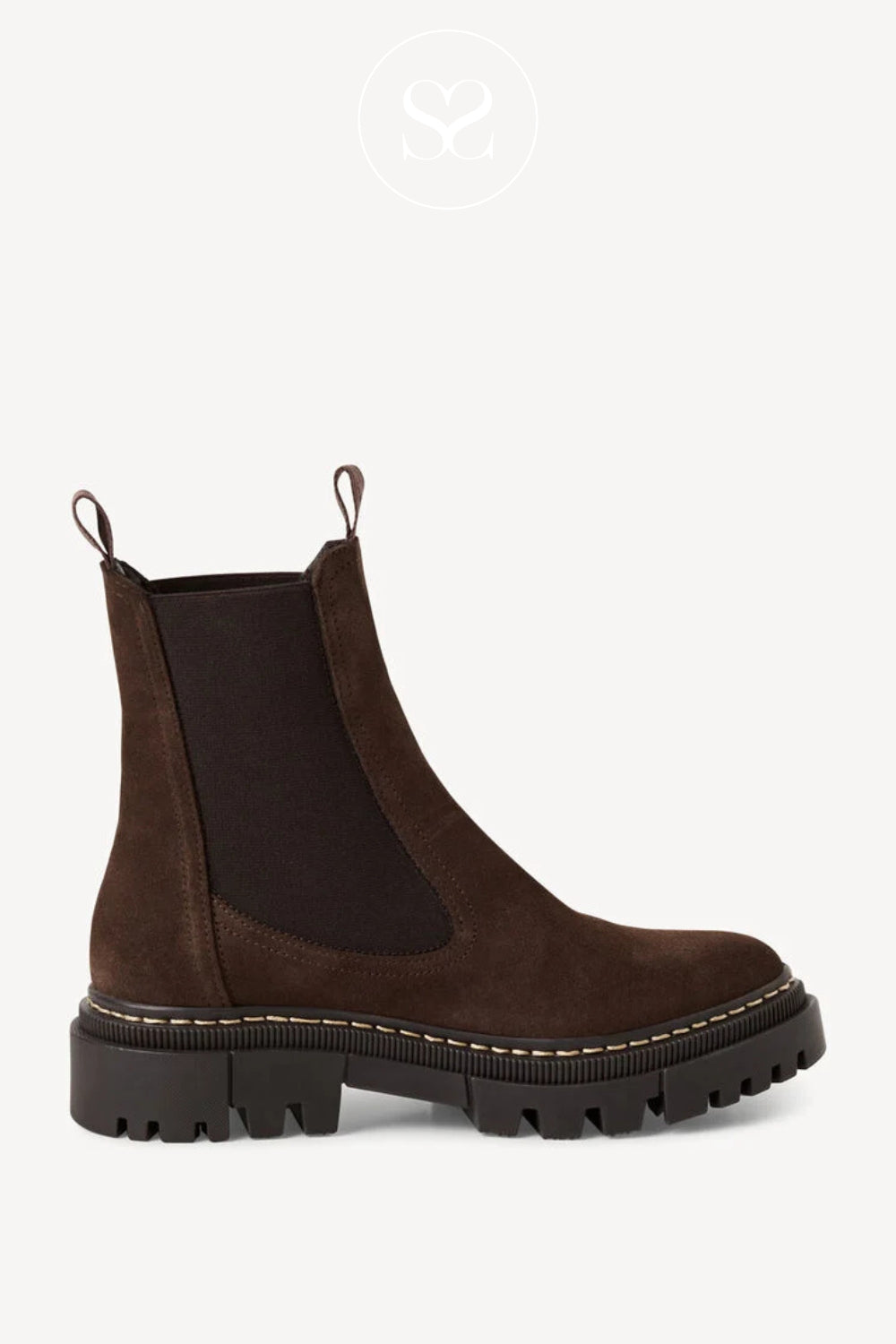 Tamaris Chocolate Brown Chelsea Boots 1-25491-41 Ireland