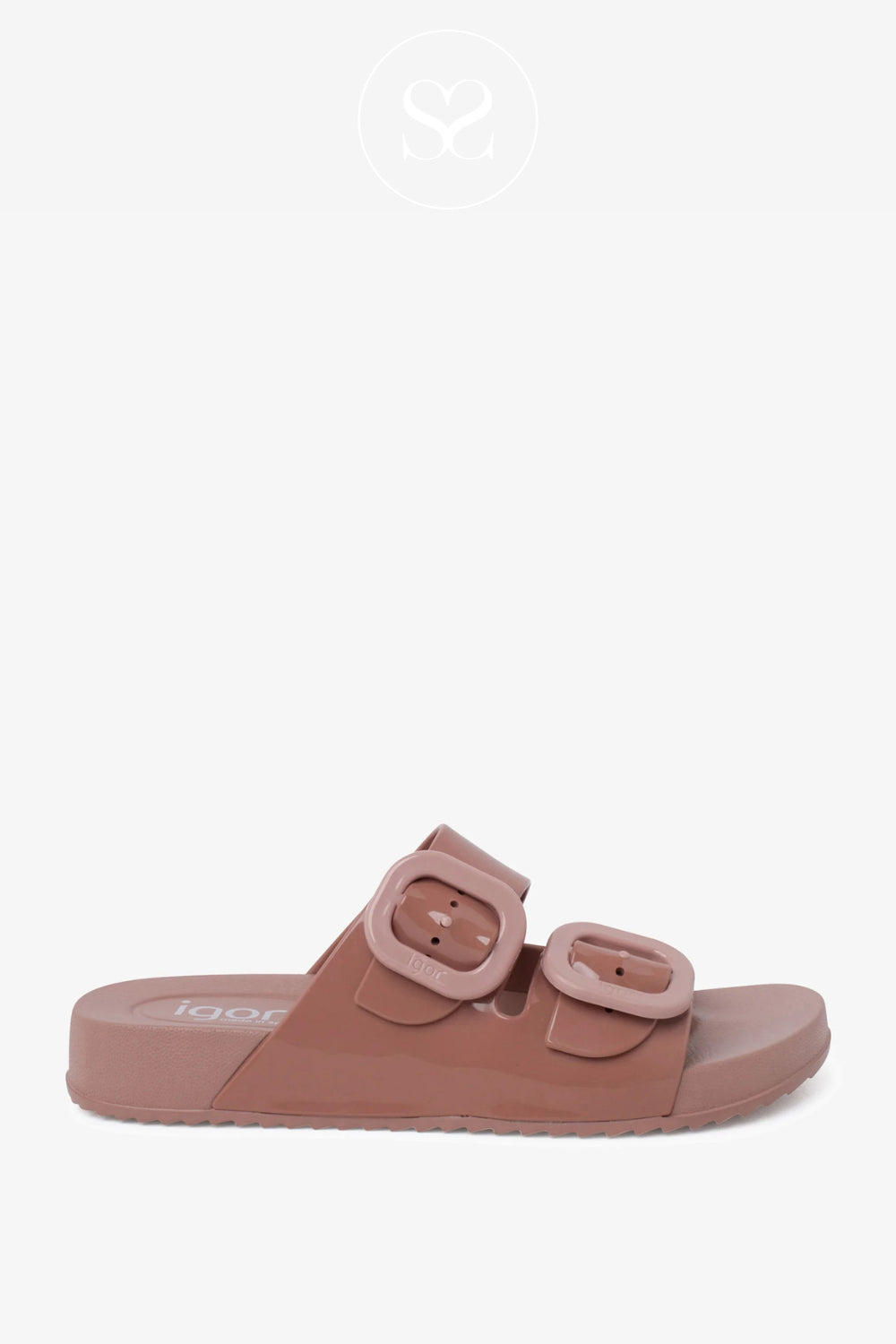 Igor Pink Chunky Slider Sandals - Habana Brillo