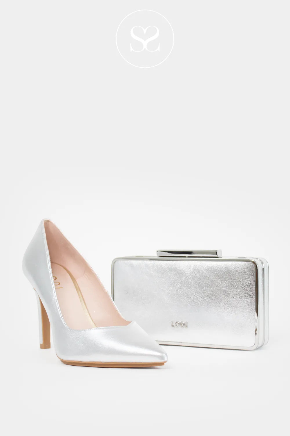 Lodi Silver Rectangular Clutch Bag - L1901