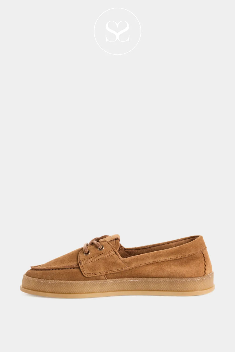 Tamaris Tan Slip-On Boat Shoes 1-23615-46 for women Easy slip-on fit for effortless everyday wear.