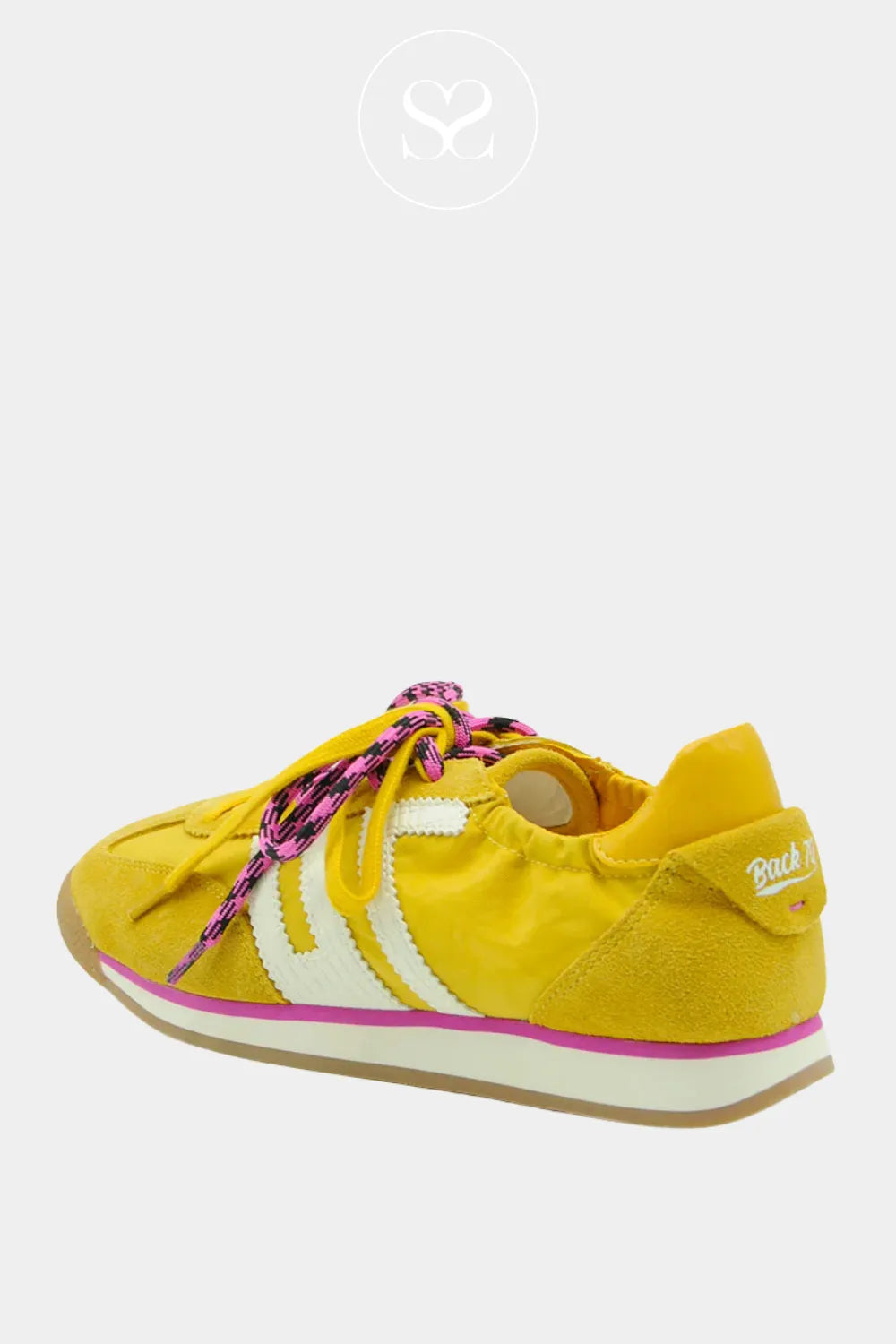 BACK70 Yellow Retro Trainers-Rocket