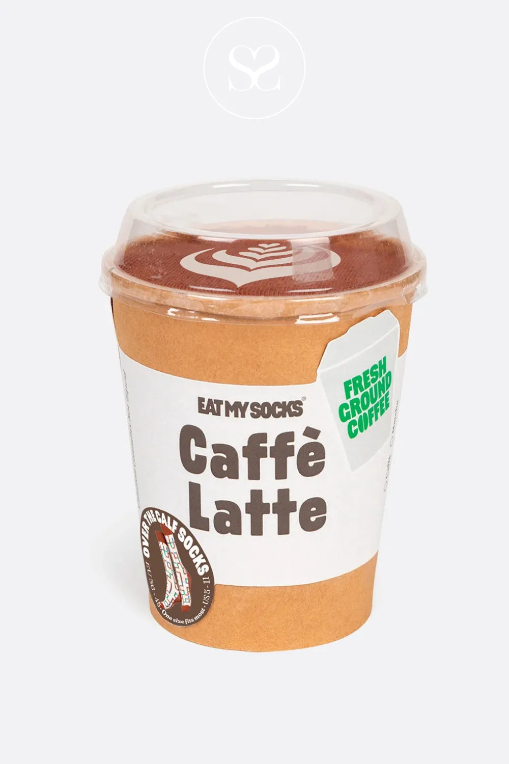 EAT MY SOCKS CAFFÉ LATTE SOCKS