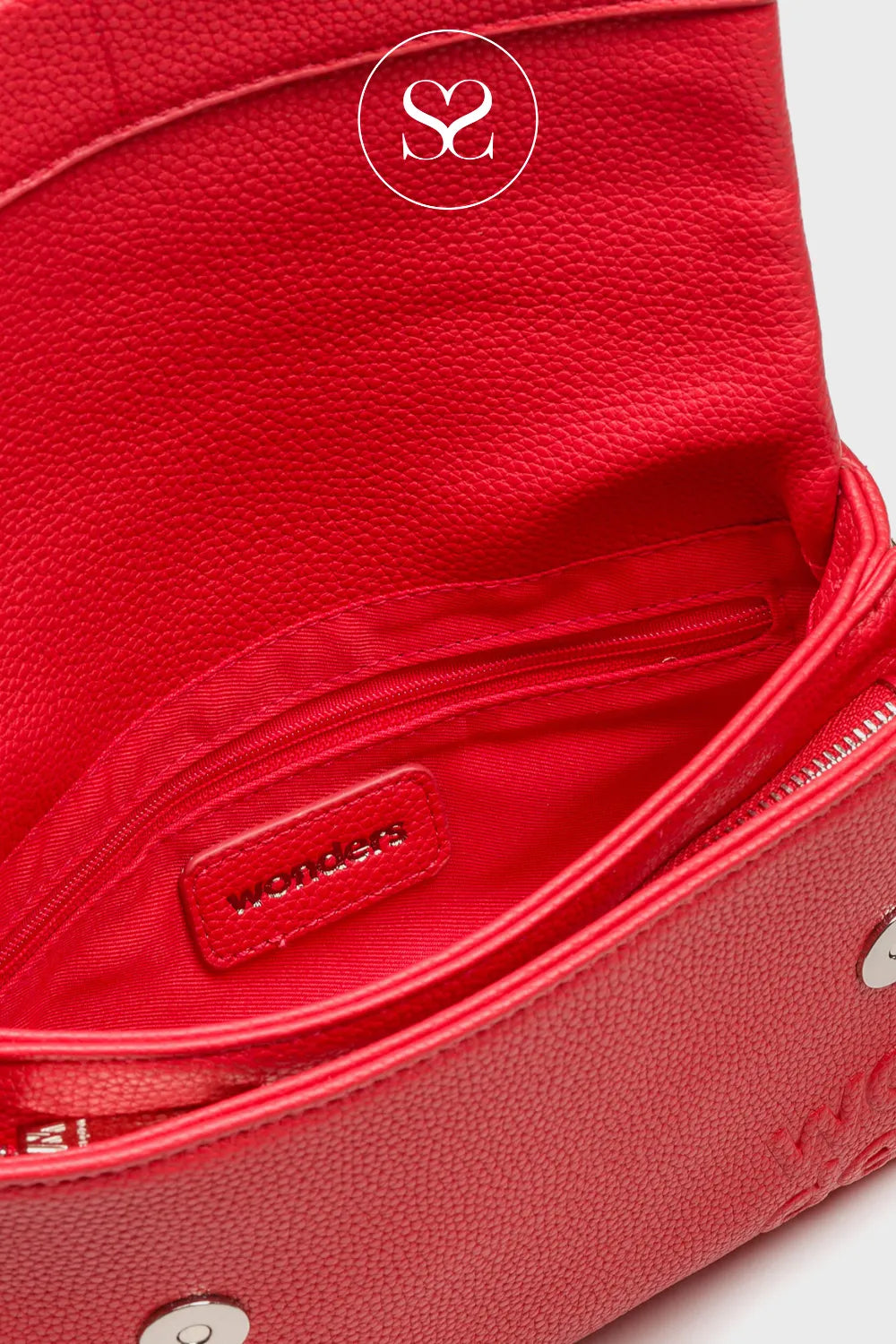 Wonders Red Crossbody Handbag - WB-54020