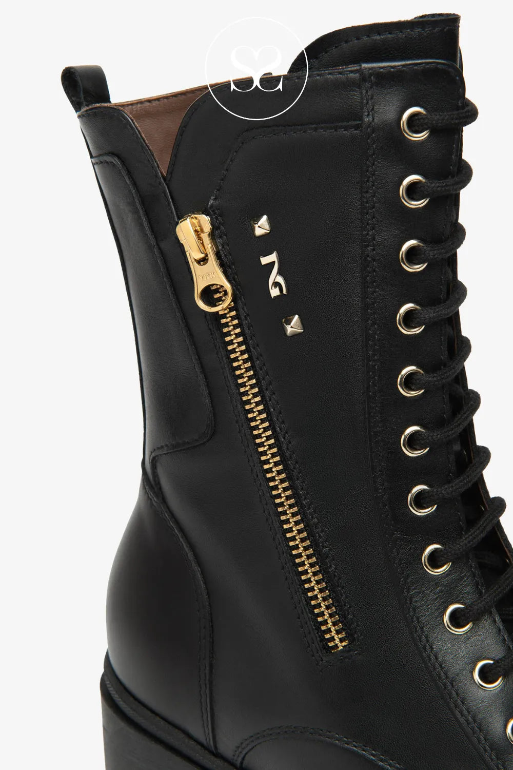 NERO GIARDINI LACE UP BOOTS WITH SIDE ZIP IRELAND