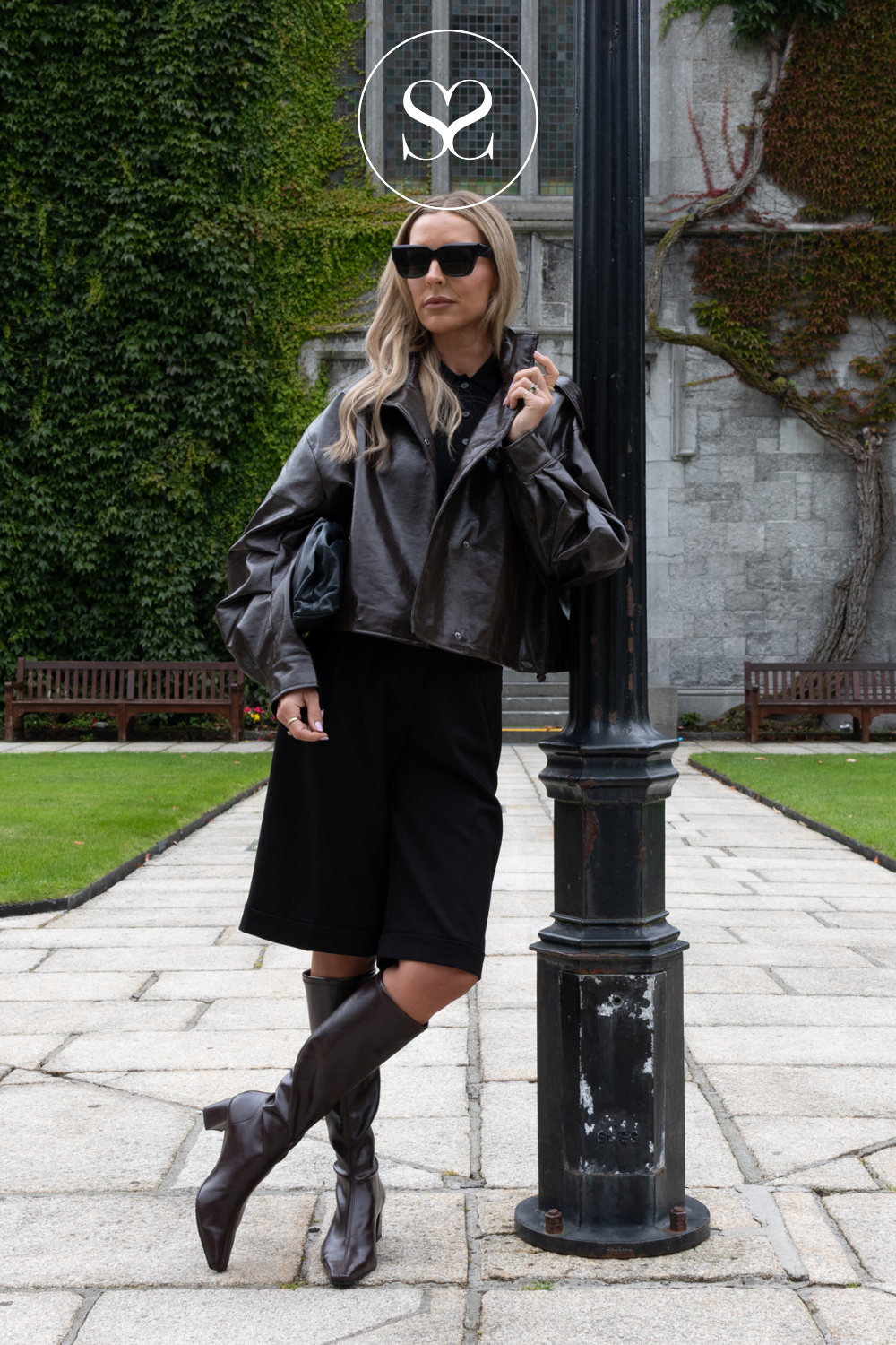 Miss Elastic Chocolate Brown Knee High Sock Boots - 75356
