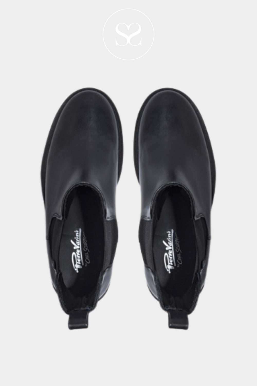 CARL SCARPA BLACK LEATHER AND LEATHER LINED WOMENS ANKLE BOOTS IRELAND ZENNIE