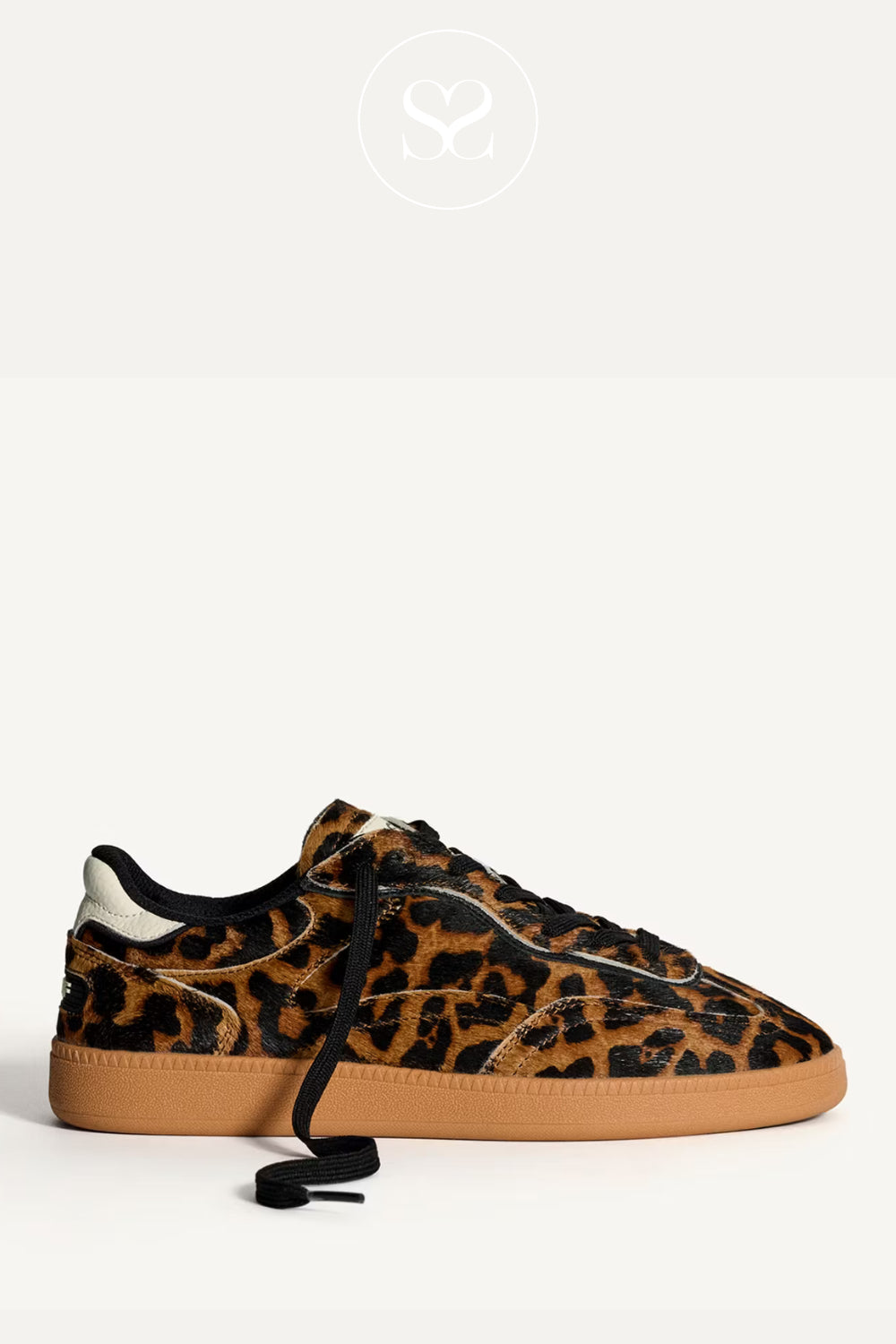 Leopard Furry Platform Shoes HOFF LEOPARD PONY FUR FLATFORM