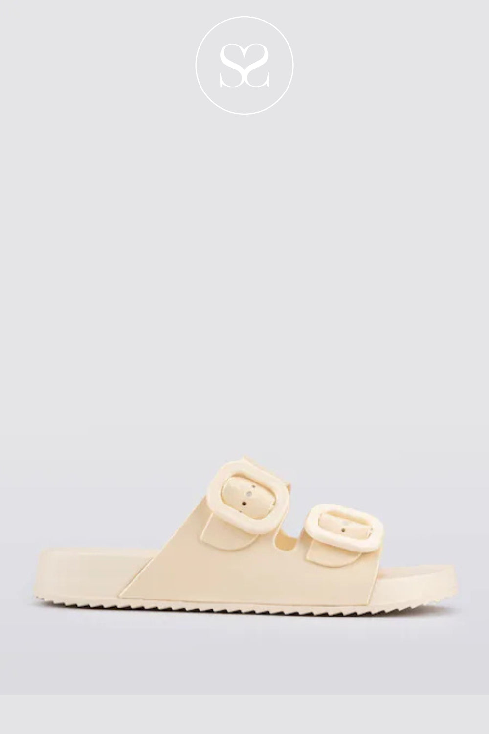 chunky poolside sliders for women with double buckle strap and arch support from Spanish brand Igor - available in Ireland