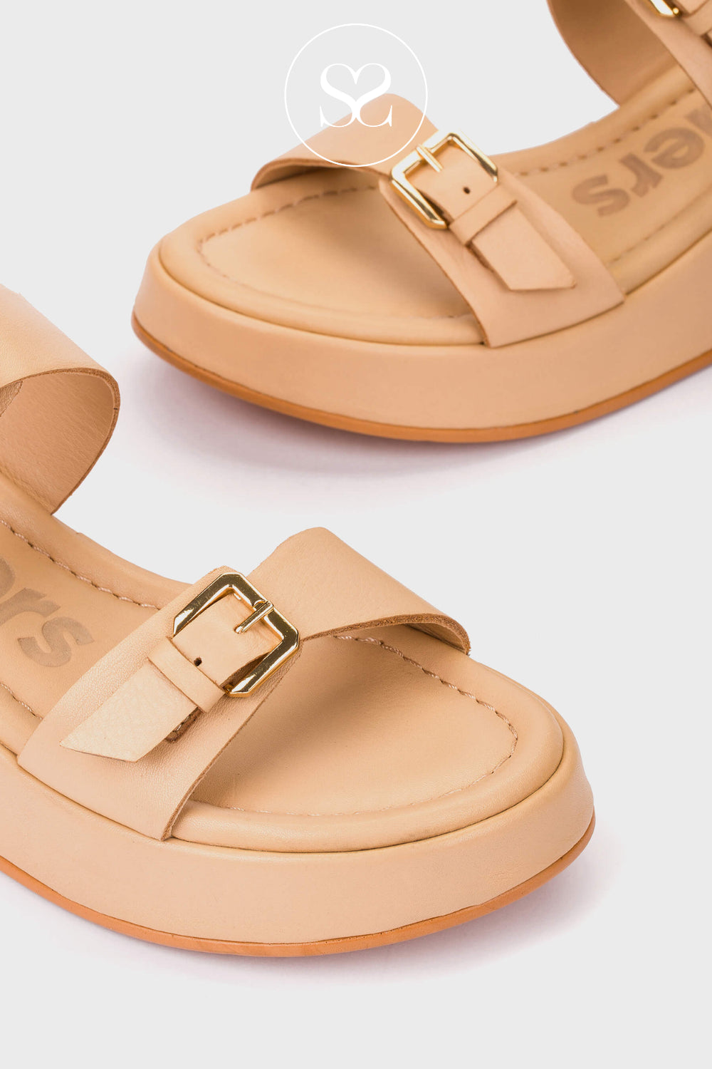 Wonders Camel Wedge Sandals - AT-1057