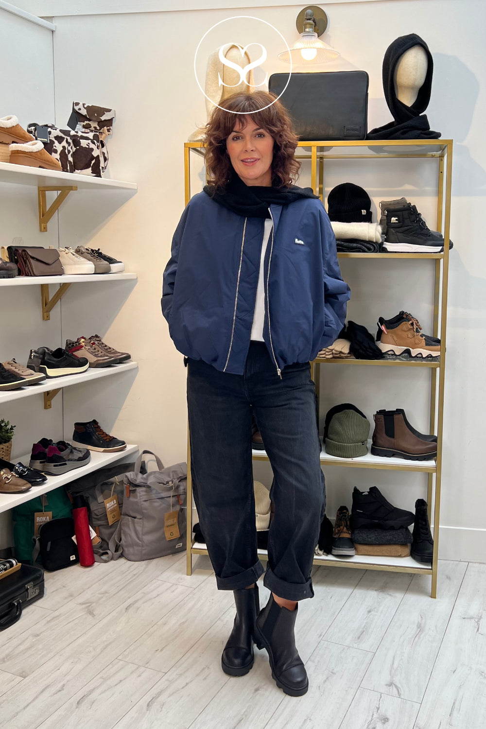 Sorel Black Waterproof Heeled Chelsea Boots - Joan Now