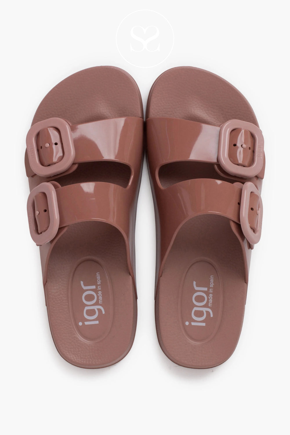 Igor Pink Chunky Slider Sandals - Habana Brillo Ireland