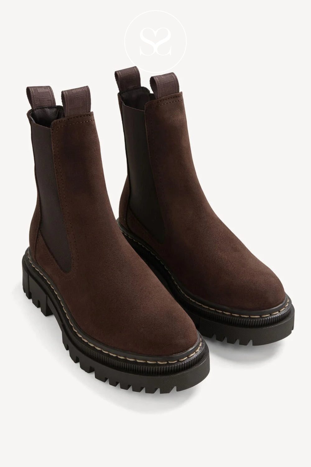 Tamaris Chocolate Brown Chelsea Boots 1-25491-41