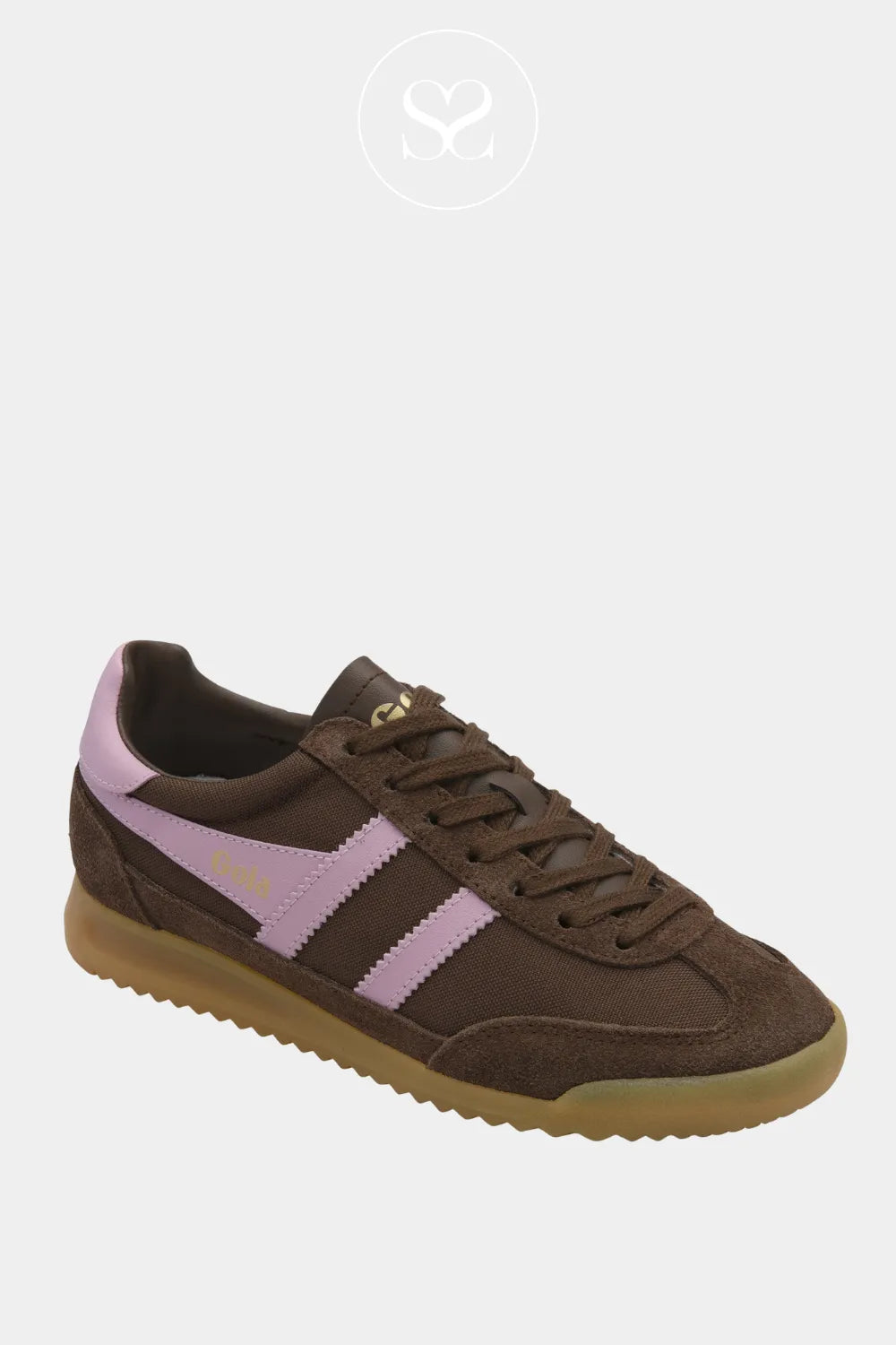 GOLA Retro Brown Trainers - Tornado Cushioned insole provides day-long comfort and support.