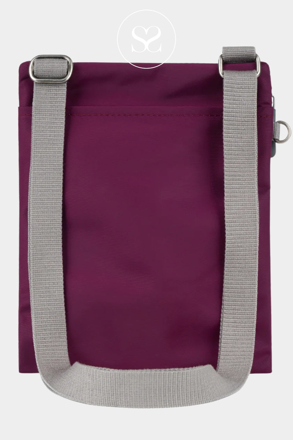 Roka Burgundy Waterproof Crossbody Messenger Bag - Chelsea B