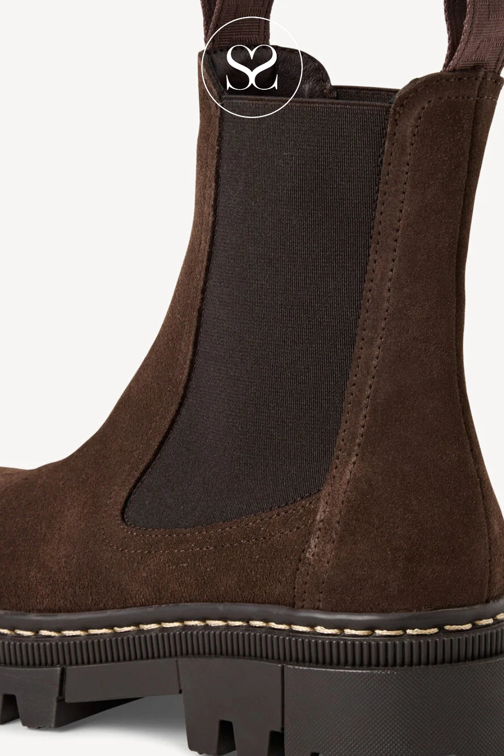 Chocolate brown Chelsea boots for women in ireland
