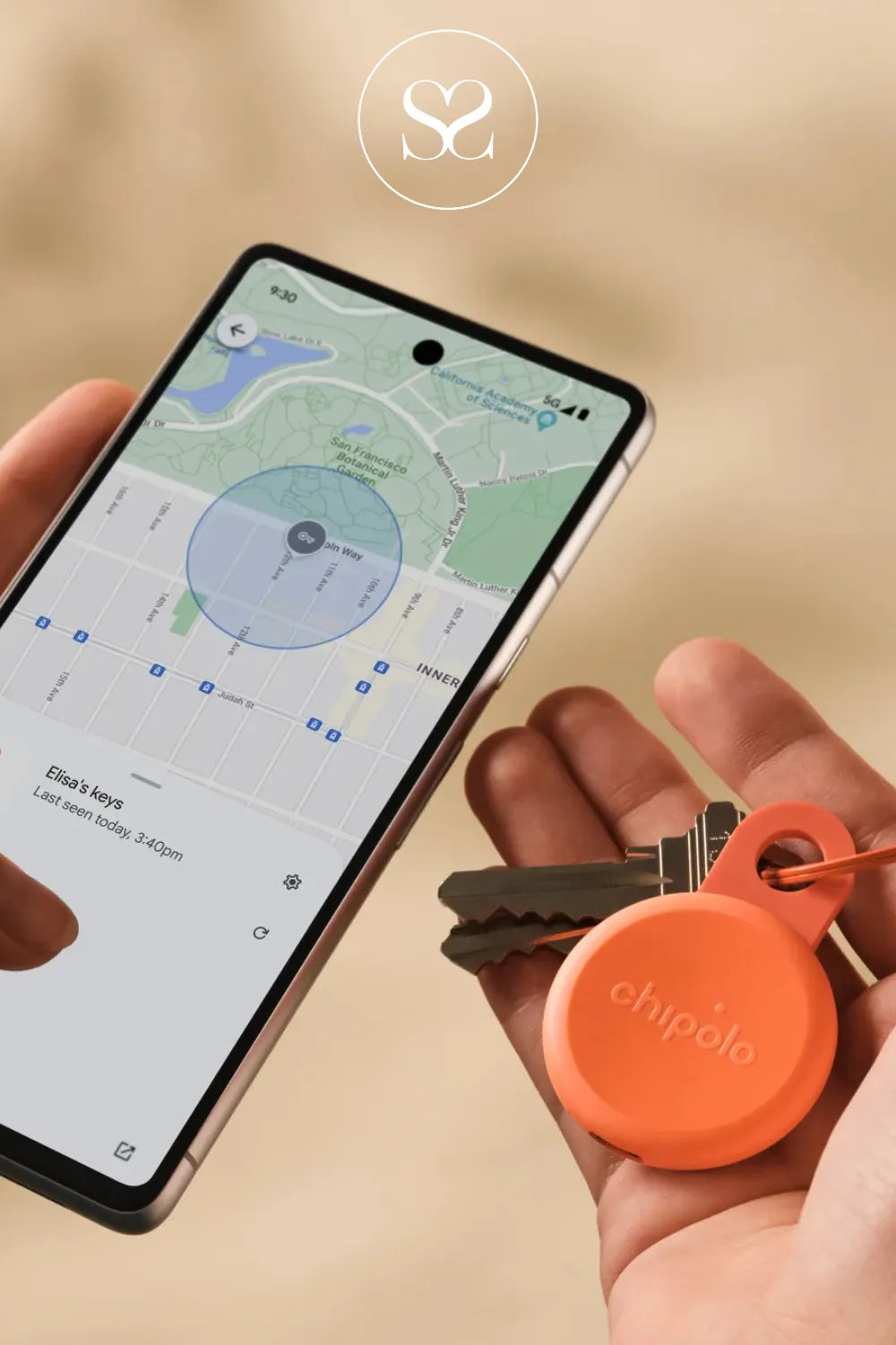 LOOP CORAL TRACKING TAG CHIPOLO