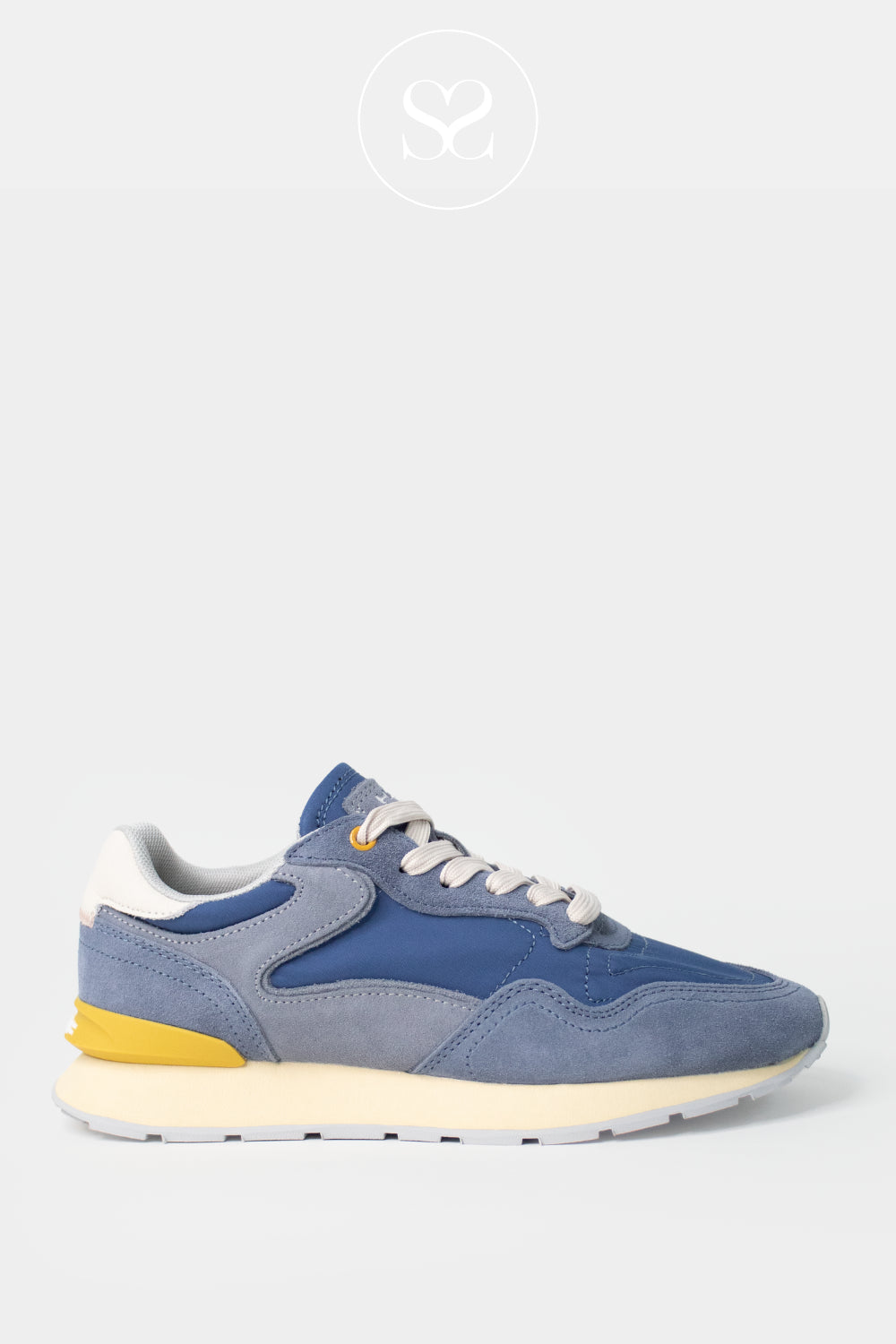 Hoff Blue Sporty Wedge Trainers City