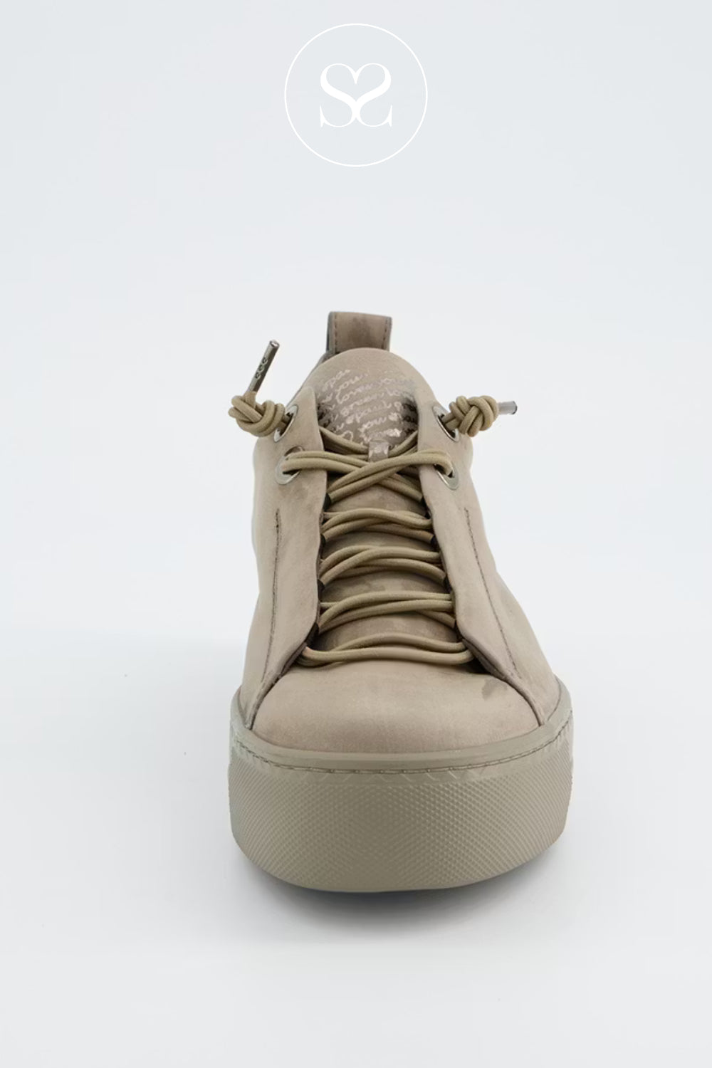 Comfortable wide fit Slip on platform trainers for women with arch support from Paul Green