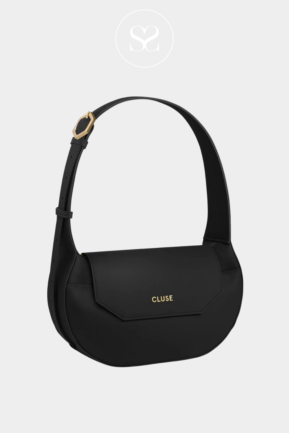 CLUSE BLACK CROSSBODY BAG - CX04901