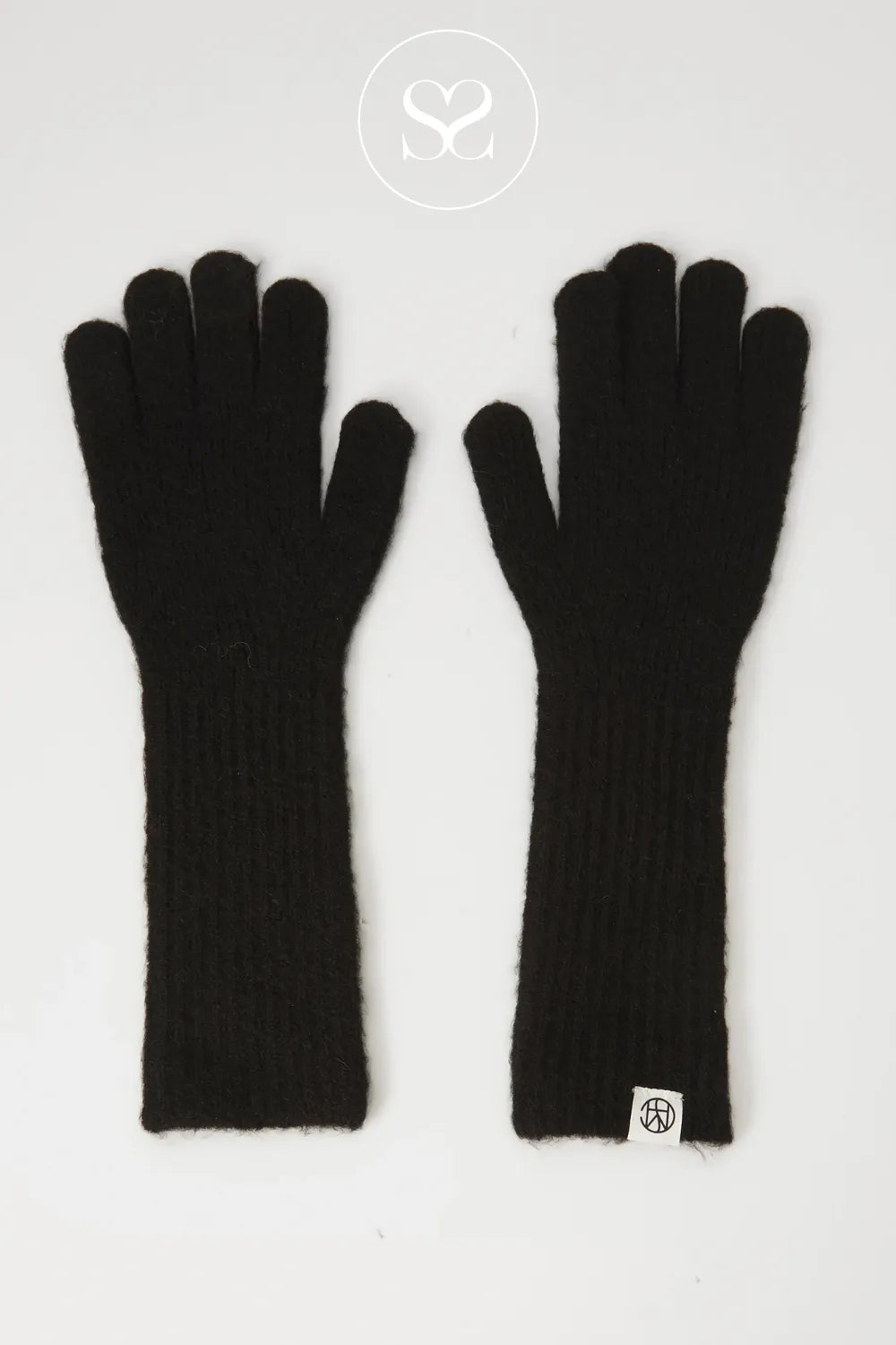 Moss Copenhagen Black Gloves - HOPE