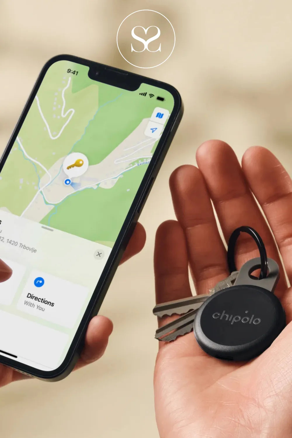 LOOP CHARCOAL TRACKING TAG CHIPOLO