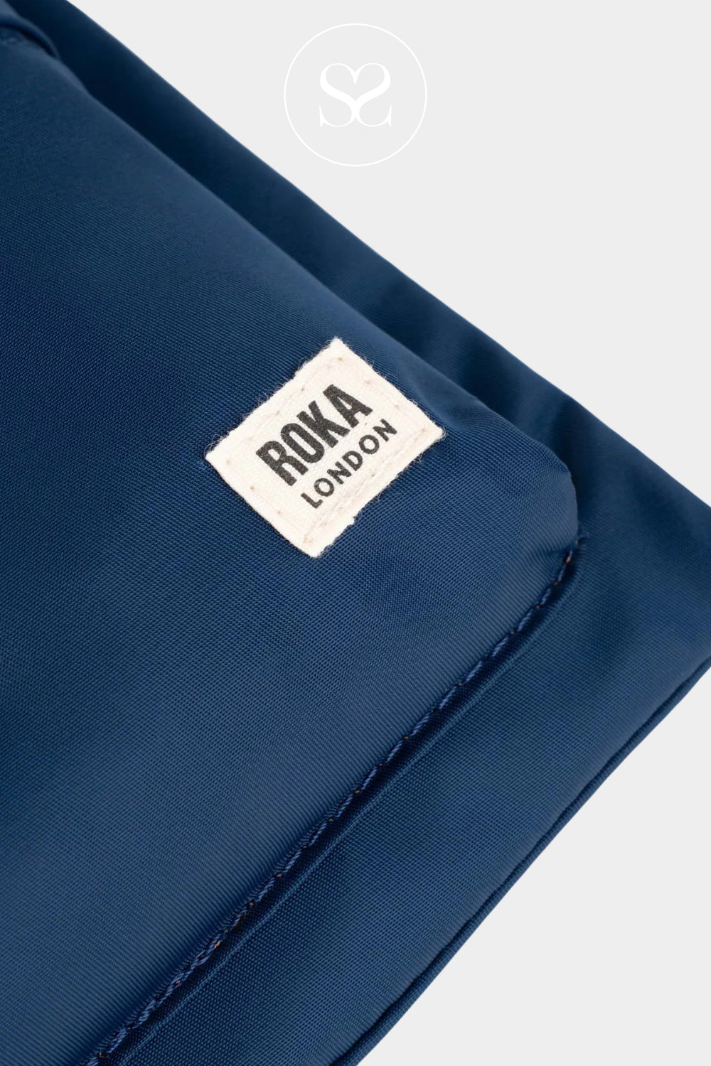 Roka Blue Waterproof Crossbody Messenger Bag - Chelsea B