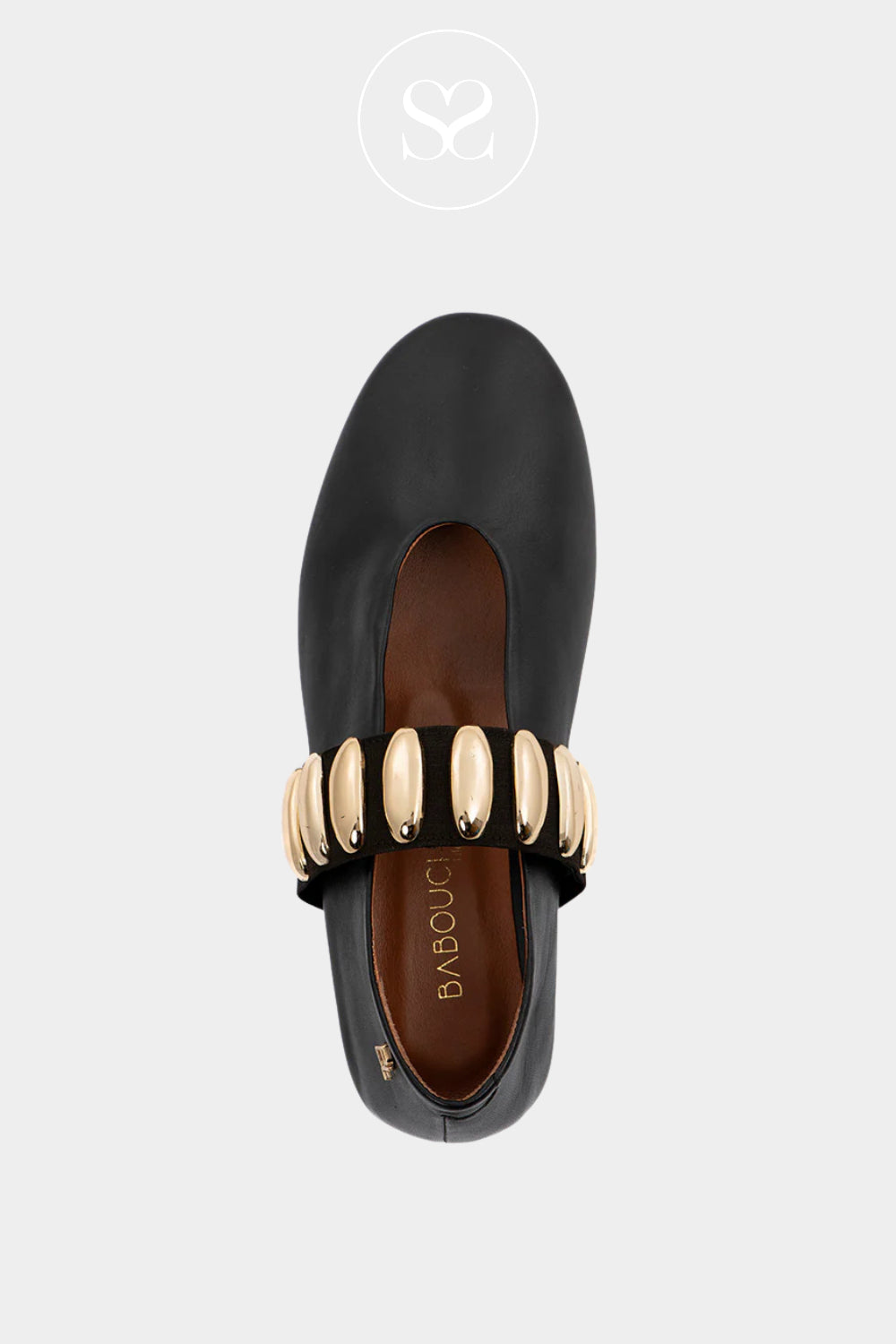 Babouche Black Ballerina Flats - Eden