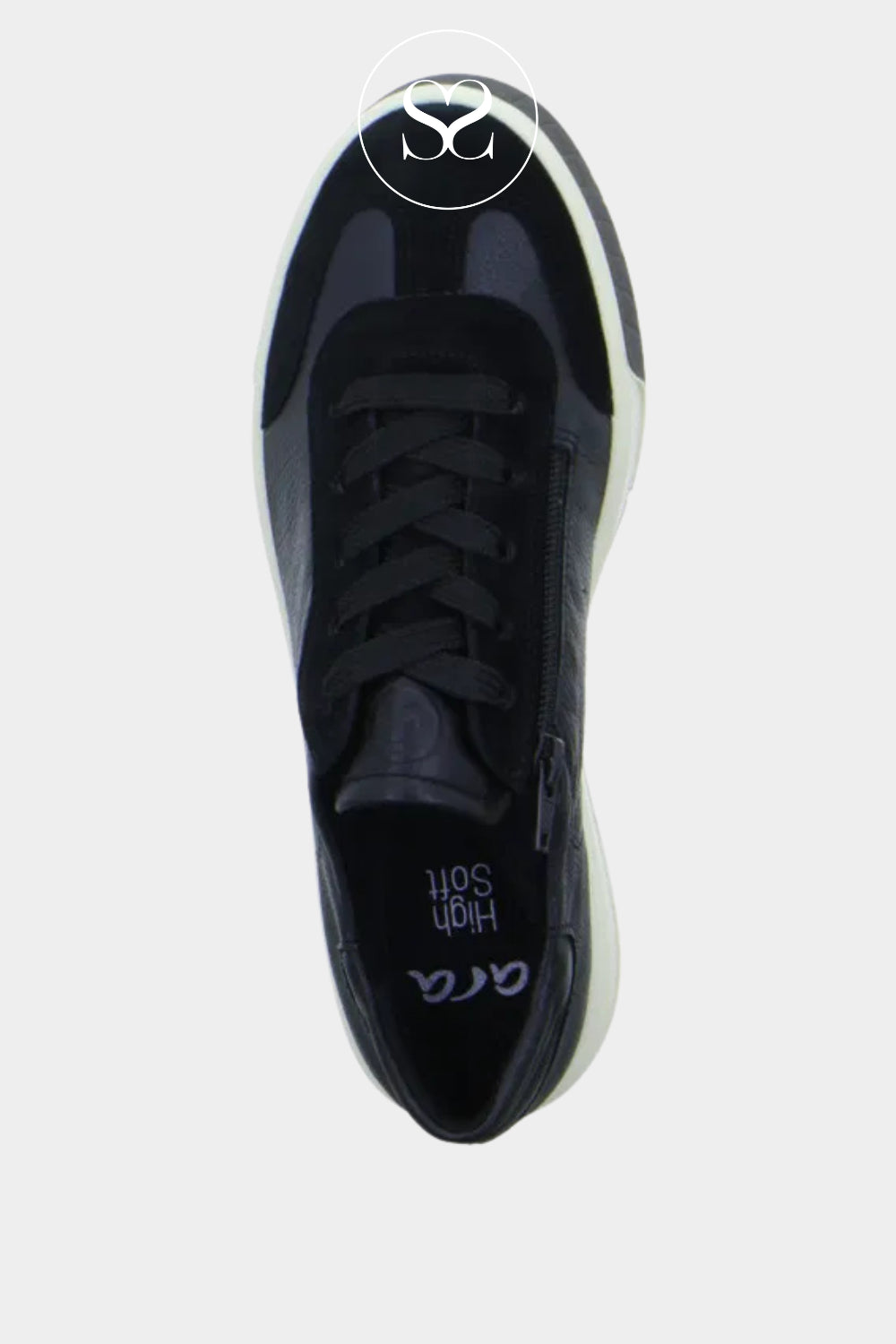Black Slip-On Trainers for Women - 12-50006