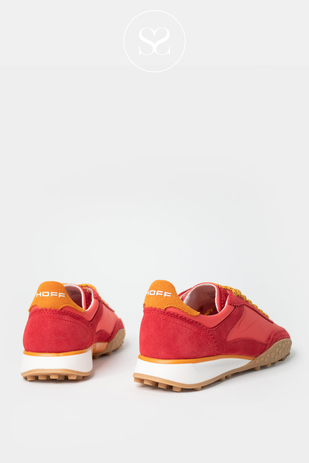 comfortable red trainers for women from HOFF in Ireland