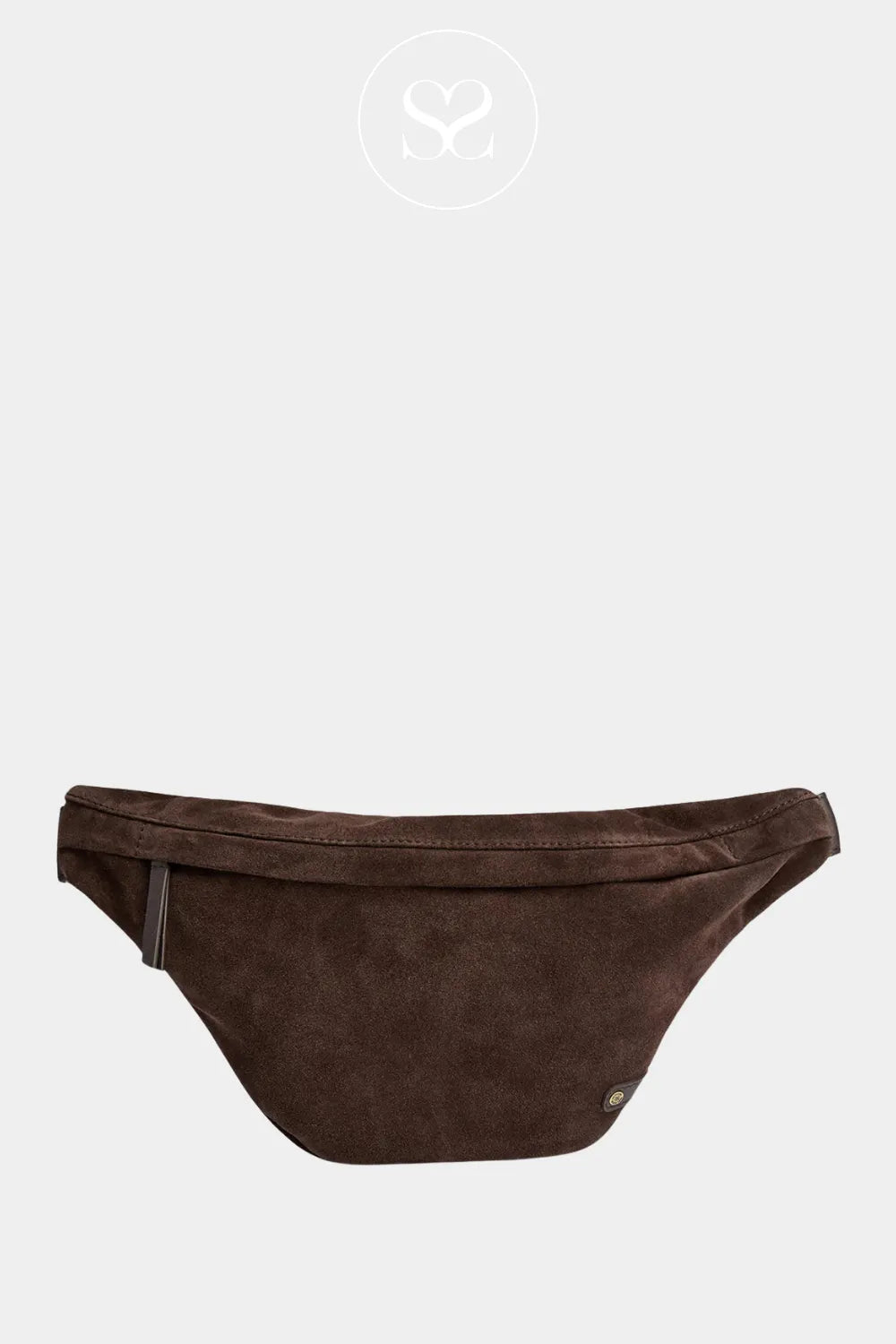 DEPECHE CHOCOLATE SUEDE BUMBAG - 16618