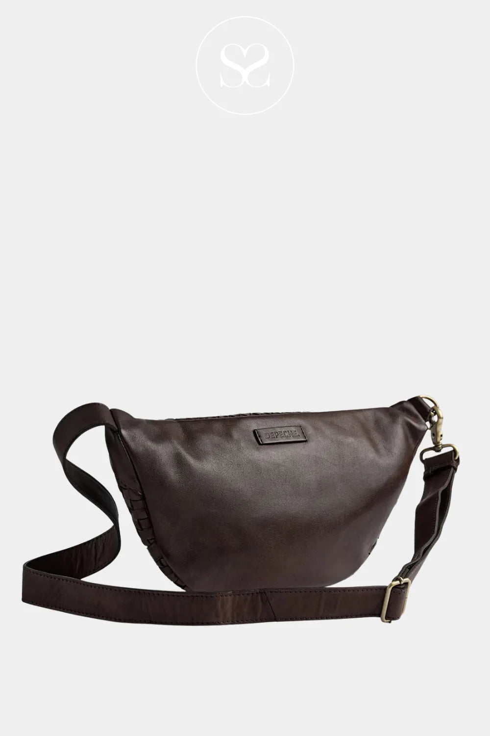 Depeche Brown Woven Bumbag - 16724