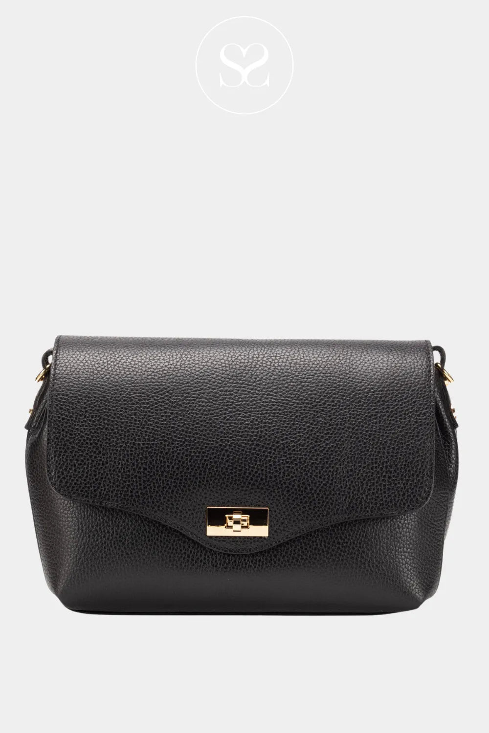 ELIE BEAUMONT - CROSSBODY/SHOULDER BAG - TWIST LARGE BLACK IRELAND