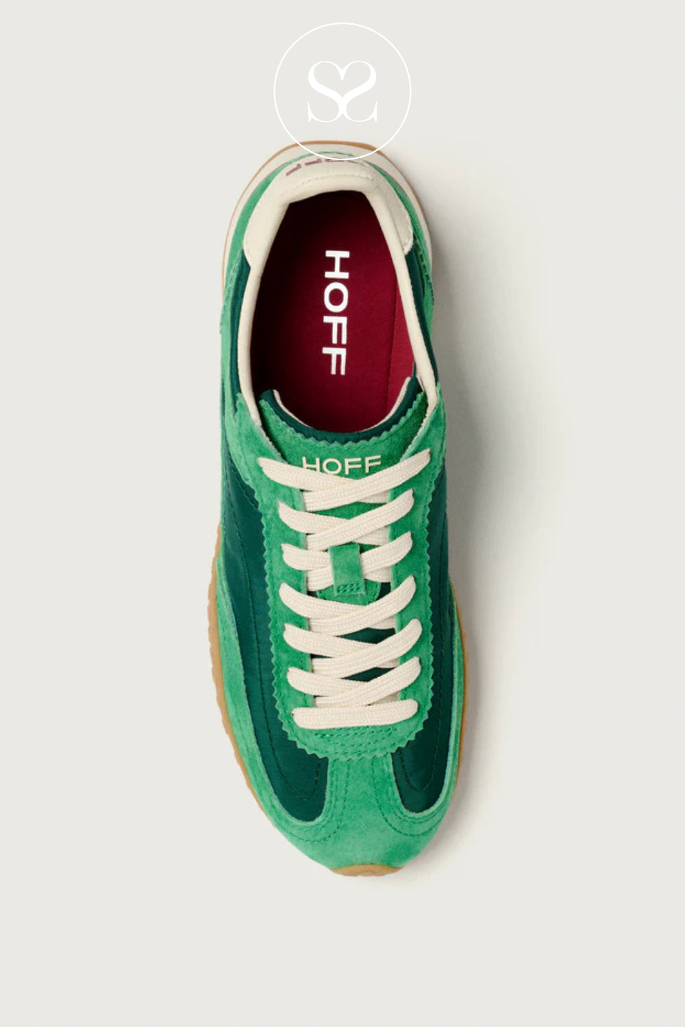 Women's HOFF bridge trainers in green in Ireland