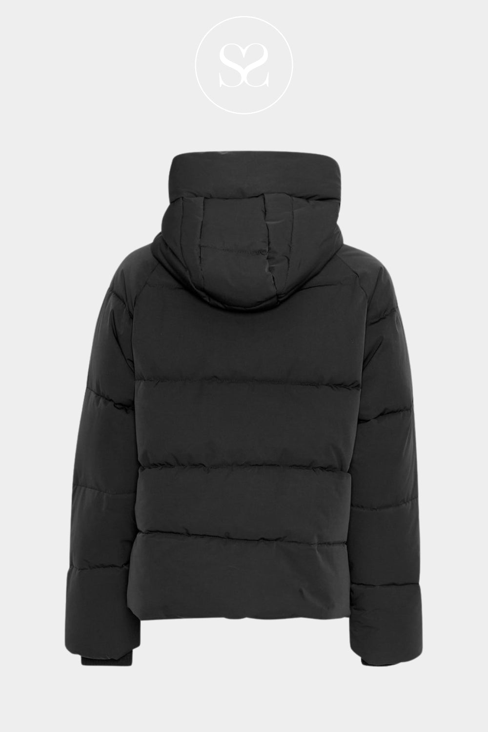 MSCH Copenhagen High wraparound hooded collar with long black drawcords, giving the jacket a cosy, protective feel for Women - Ireland