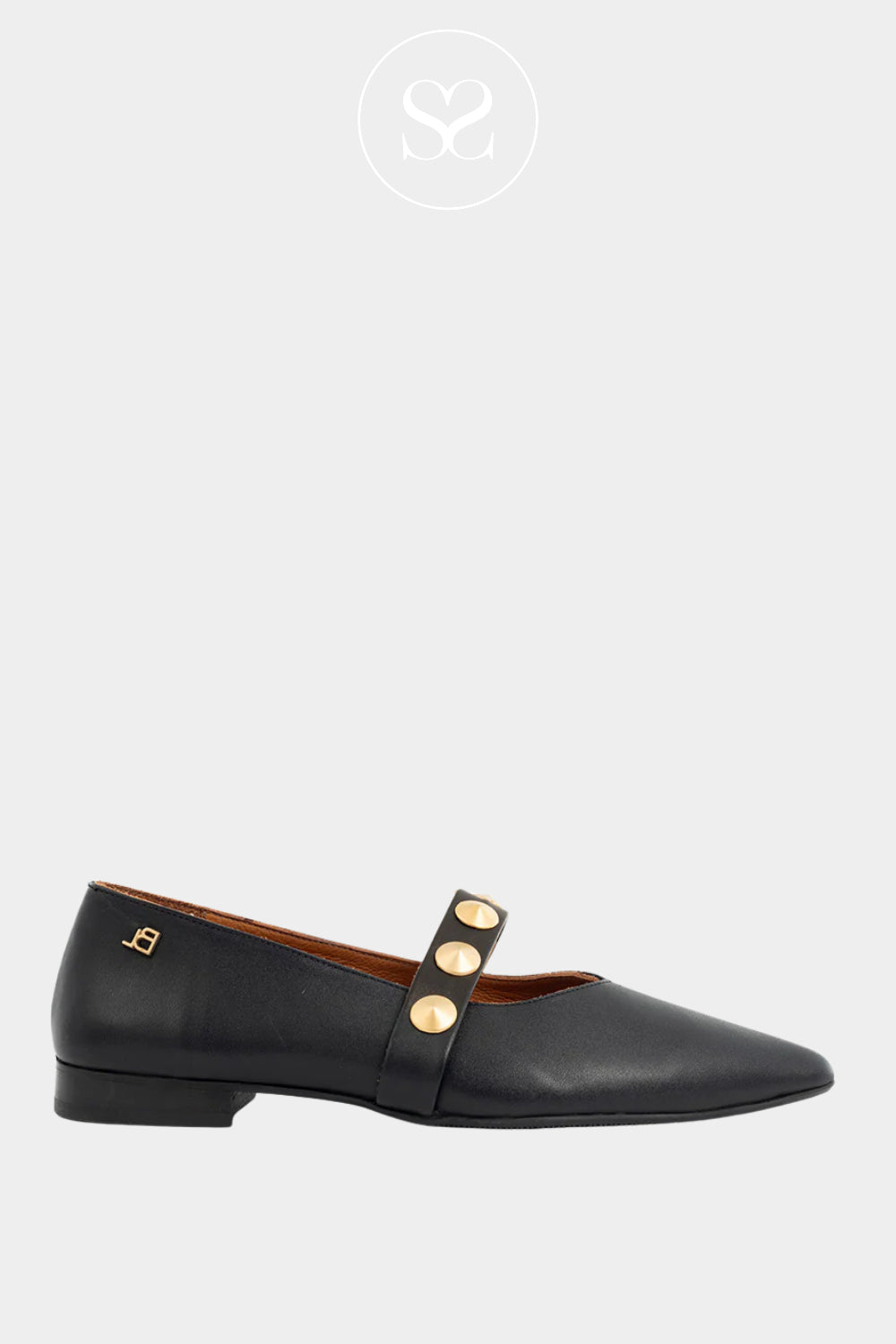 Babouche Black Ballerina Pumps - Flynn Ireland