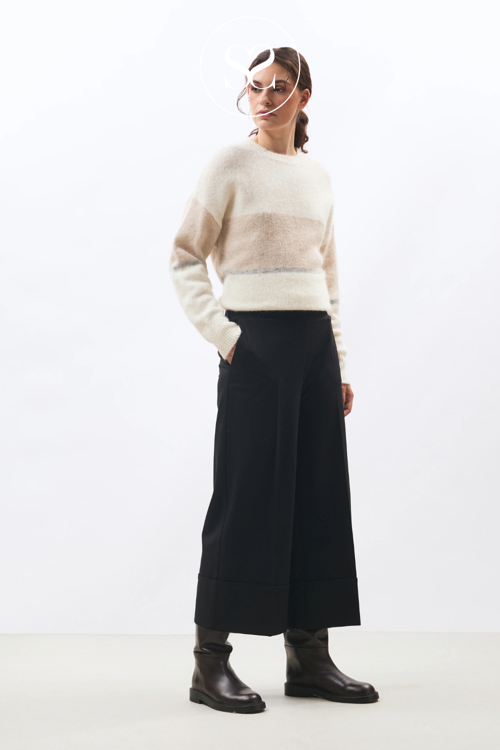 Black Wide Leg Pants - Sophio