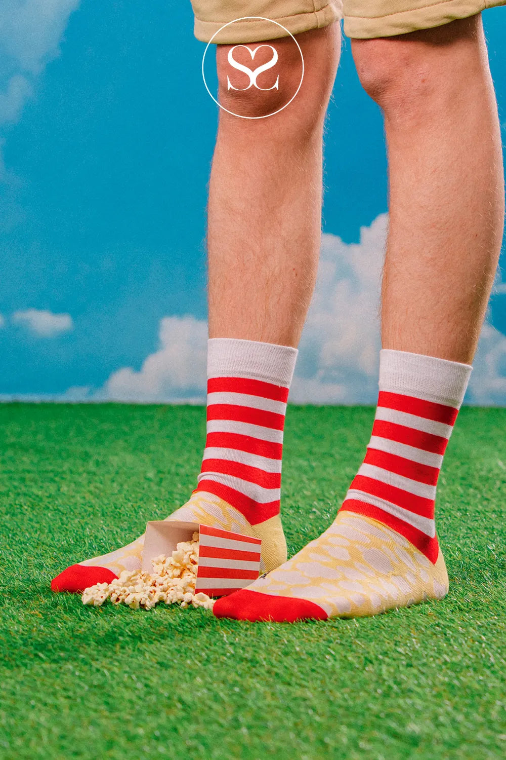 EAT MY SOCKS POP CORN SOCKS