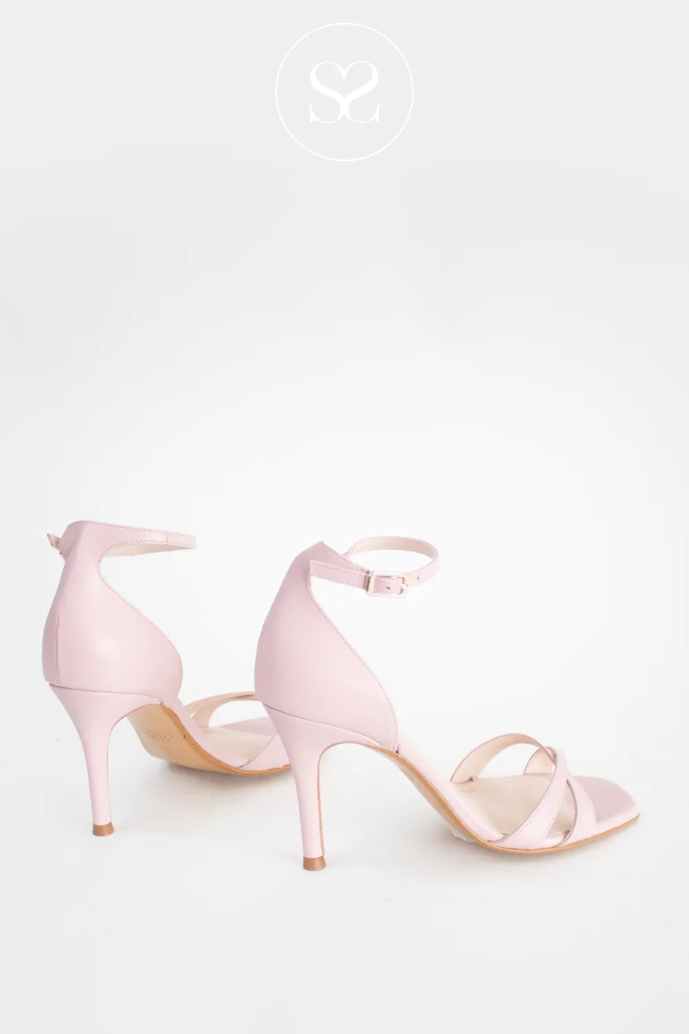 Lodi Blush Pink Strappy Sandals - Sarly