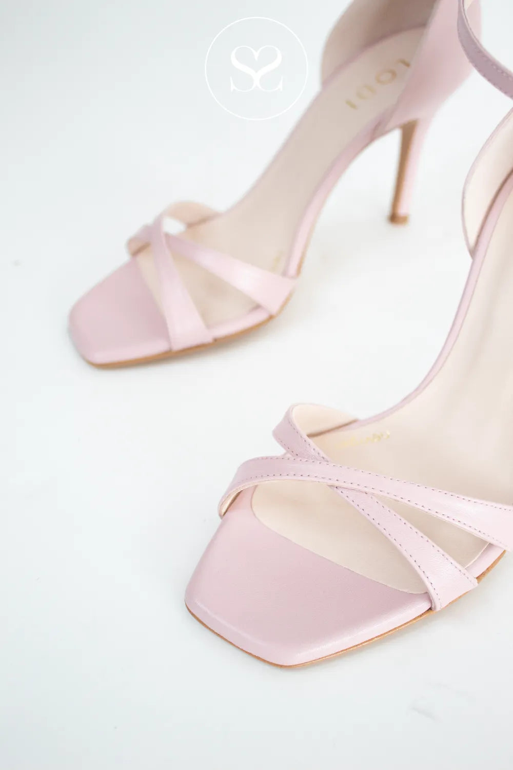Lodi Blush Pink Strappy Sandals - Sarly