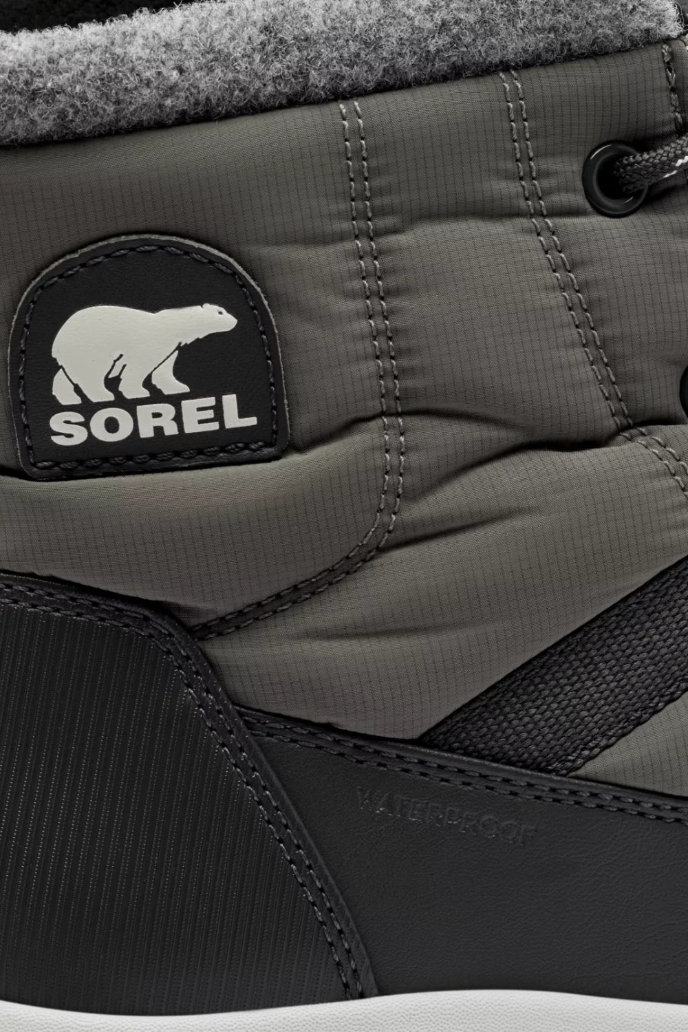 Sorel Grey Insulated Waterproof Boots for Women - Whitney III