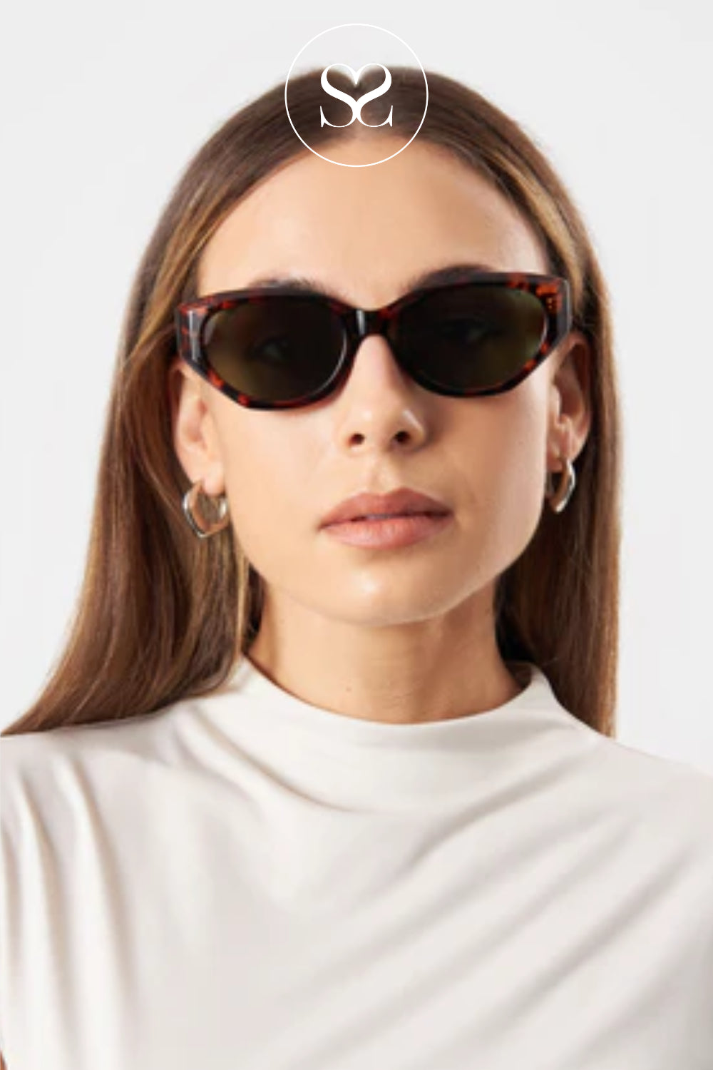 Eco Shades Havana Cat-eye Sunglasses - Palma