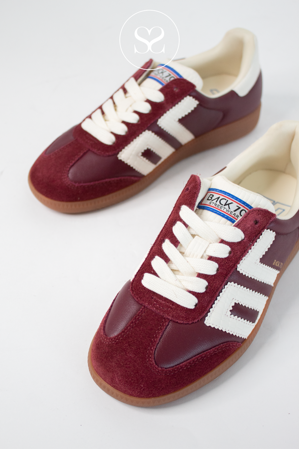 BACK70 WINE LOW PROFILE TRAINER FOR WOMEN - CLOUD