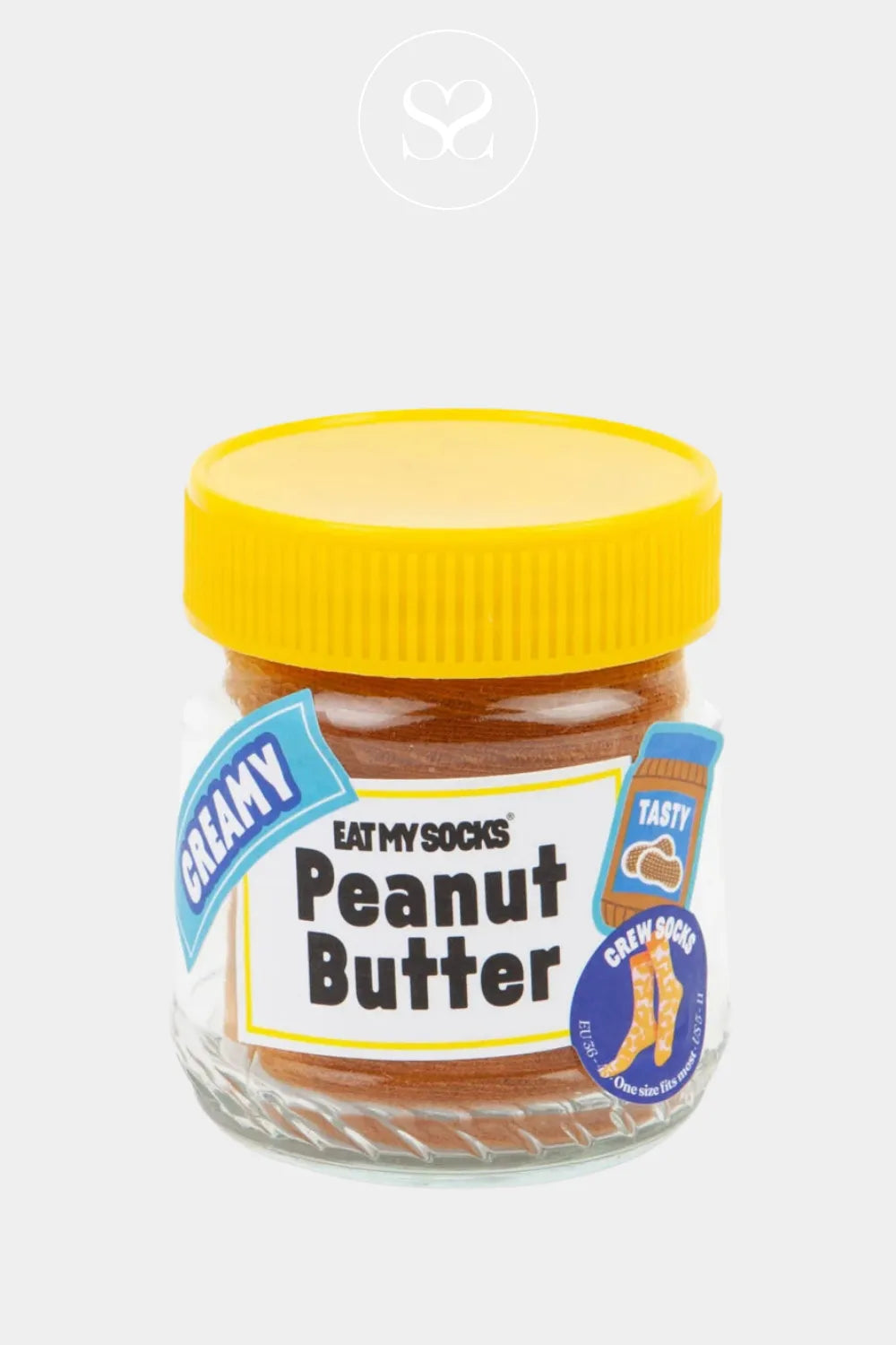 EAT MY SOCKS PEANUT BUTTER SOCKS