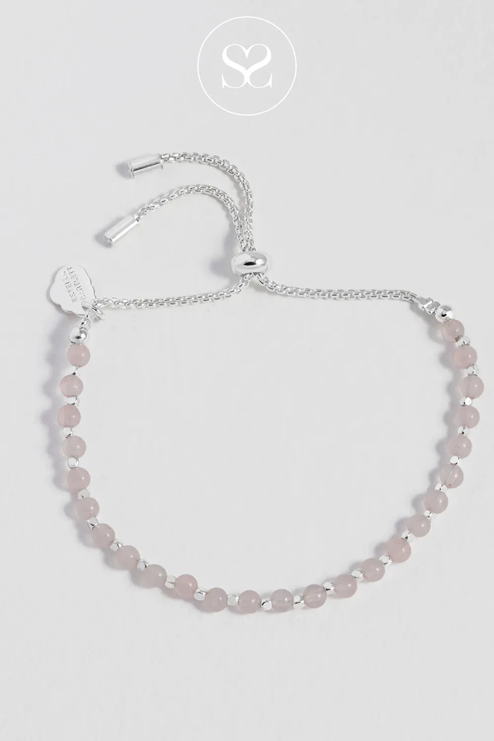 ESTELLA BARTLETT ROSE QUARTZ AMELIA BRACELET EBB6463S