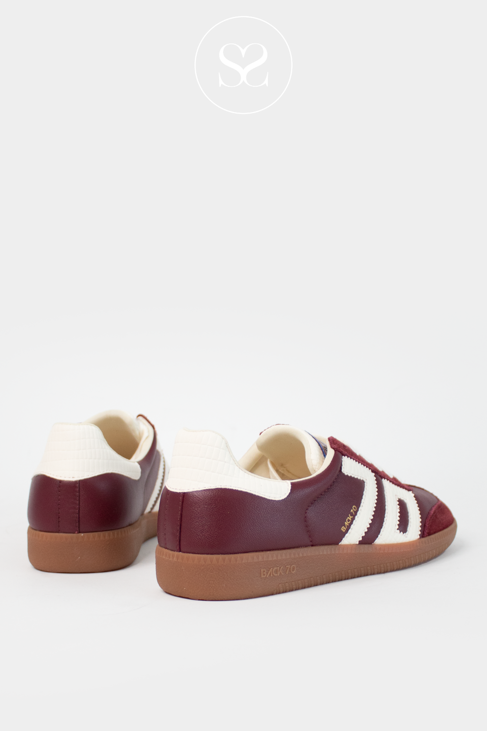BACK70 WINE LOW PROFILE TRAINER FOR WOMEN - CLOUD