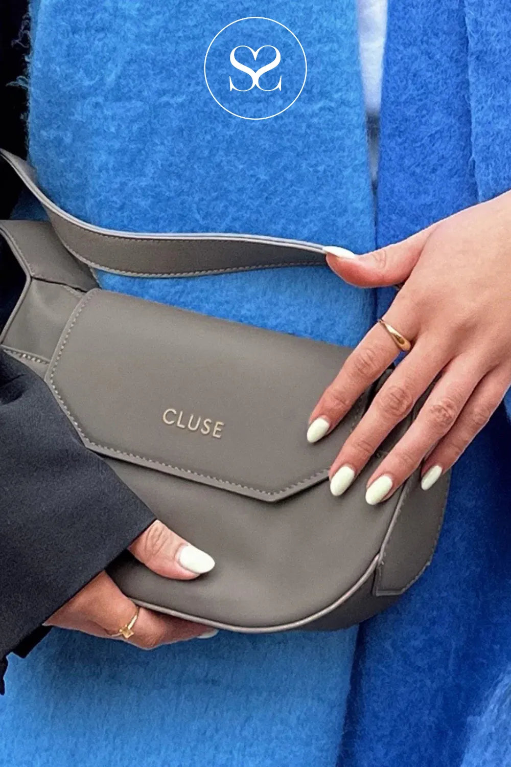 CLUSE GREY PETITE CROSSBODY BAG - CX04203